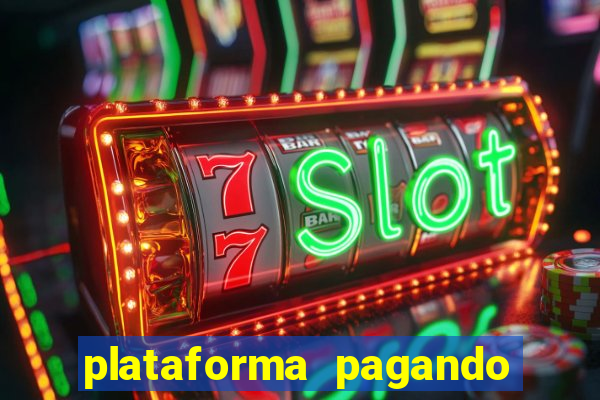 plataforma pagando no cadastro slots